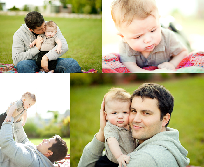 baby and daddy at park ~ westborough family photographer