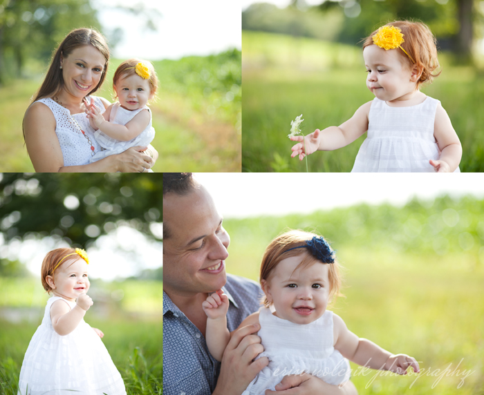 red haired beauty . one-year-old photography ~ westborough, ma