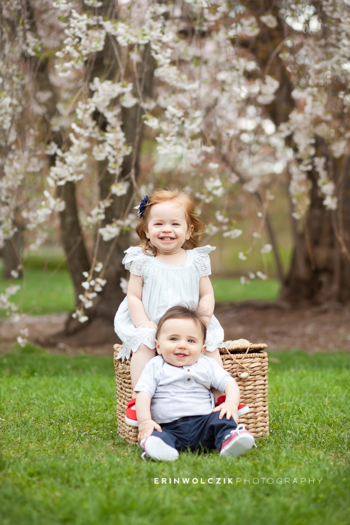spring sibling photos . family photography ~ boston, ma