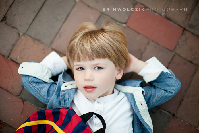 blue-eyed three-year-old photo session ~ Southborough, MA