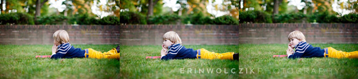 laying in the grass photo session ~ Southborough, MA