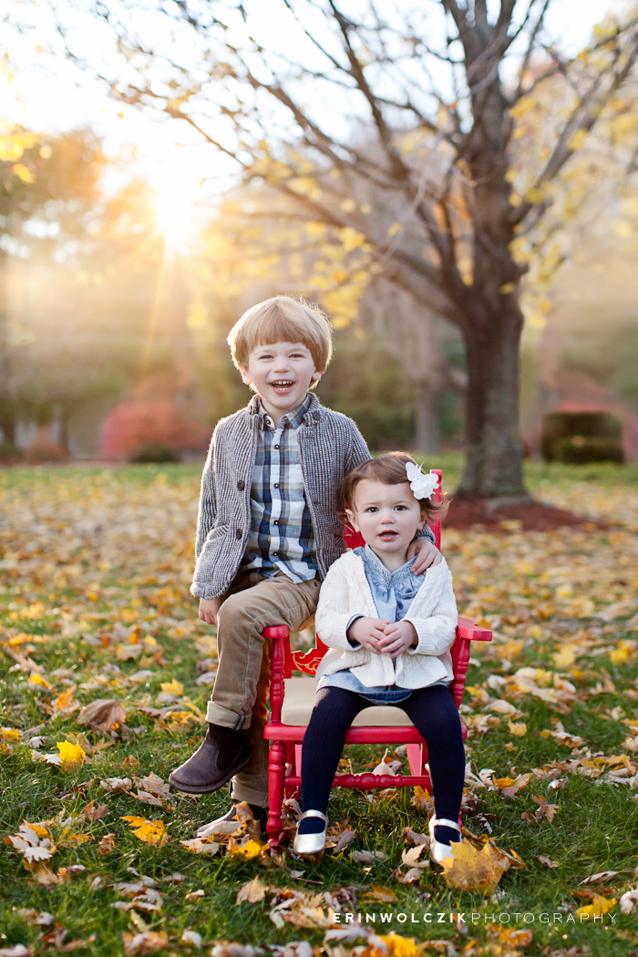 Fall children holiday photo ~ Westborough, MA