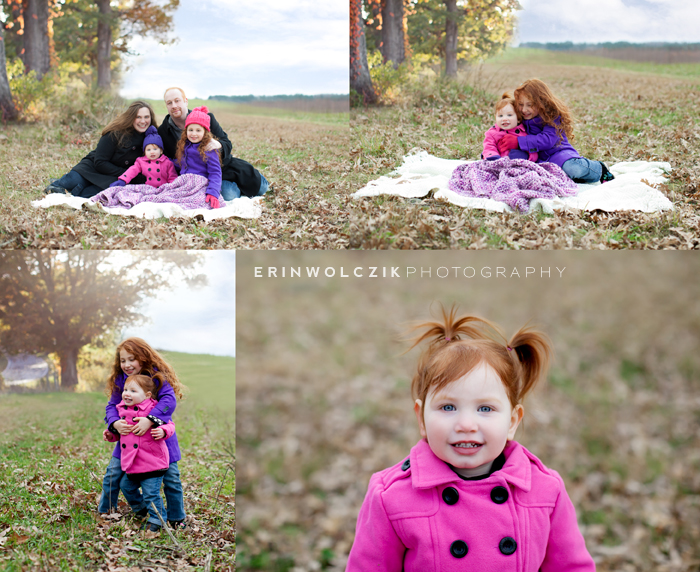 red haired family . fall photography ~ holliston, ma