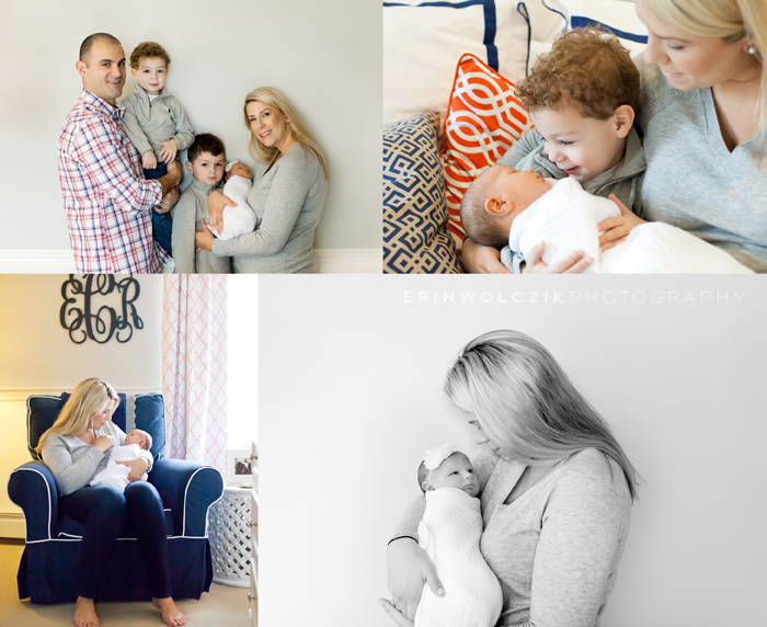 family of 5 . newborn photographer . shrewsbury, ma