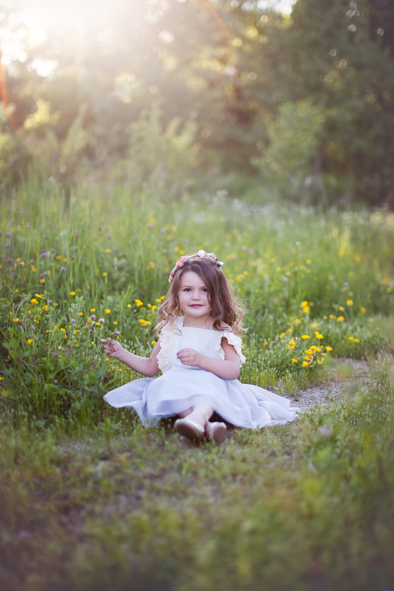 among the wildflowers . 3-year-old-photographer . westborough, ma