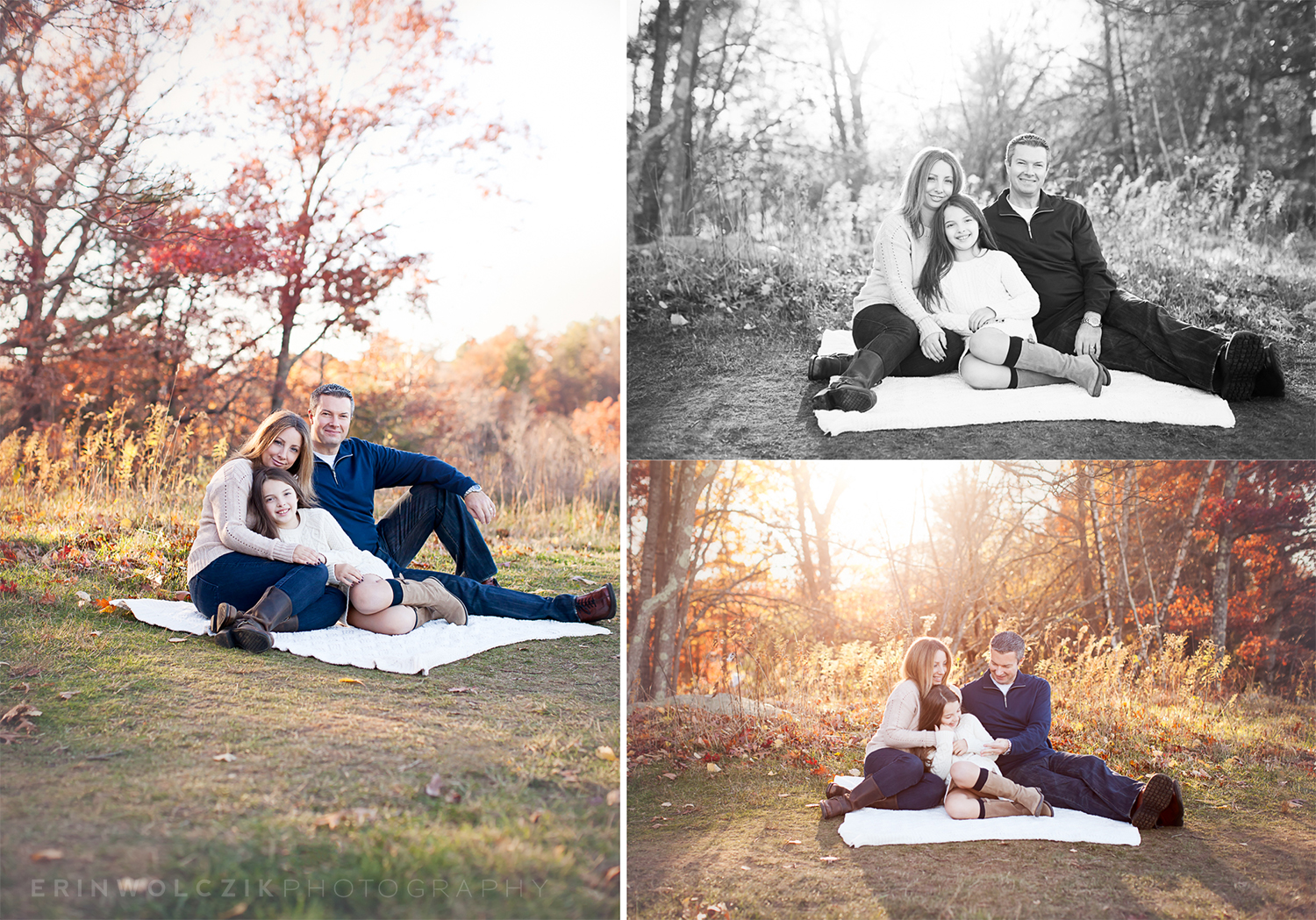 fall in new england . massachusetts family photographer