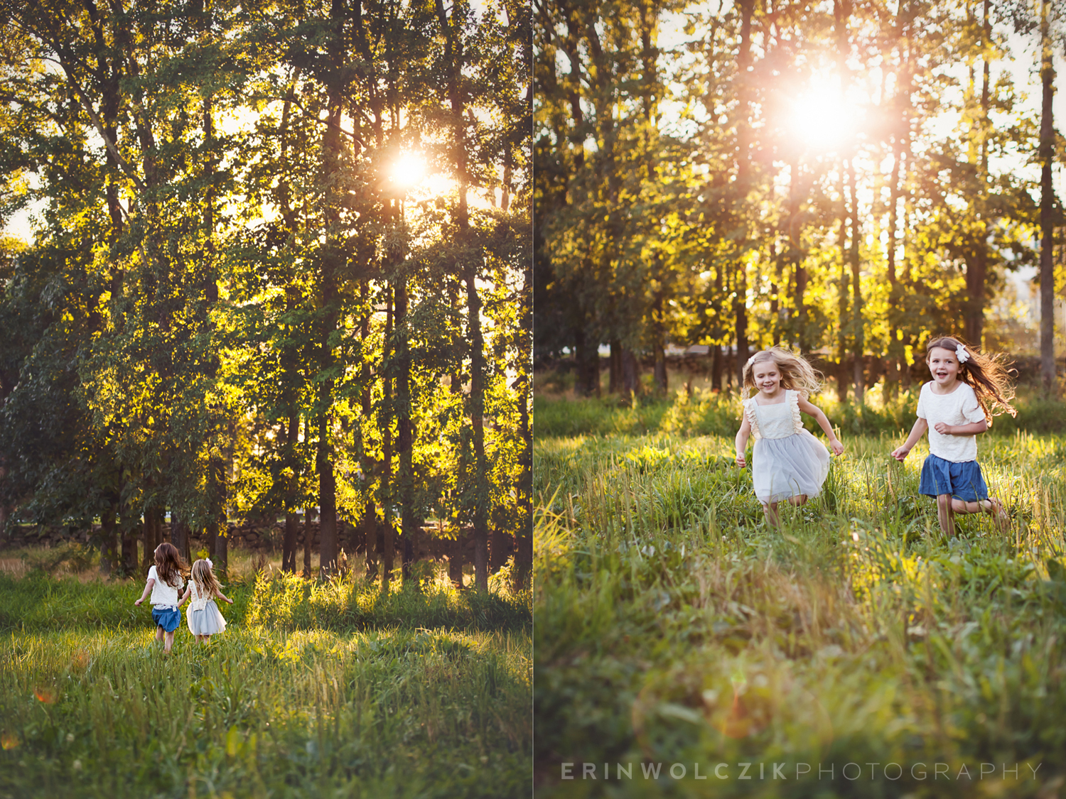 sunflower field at sunset . child photographer . new england