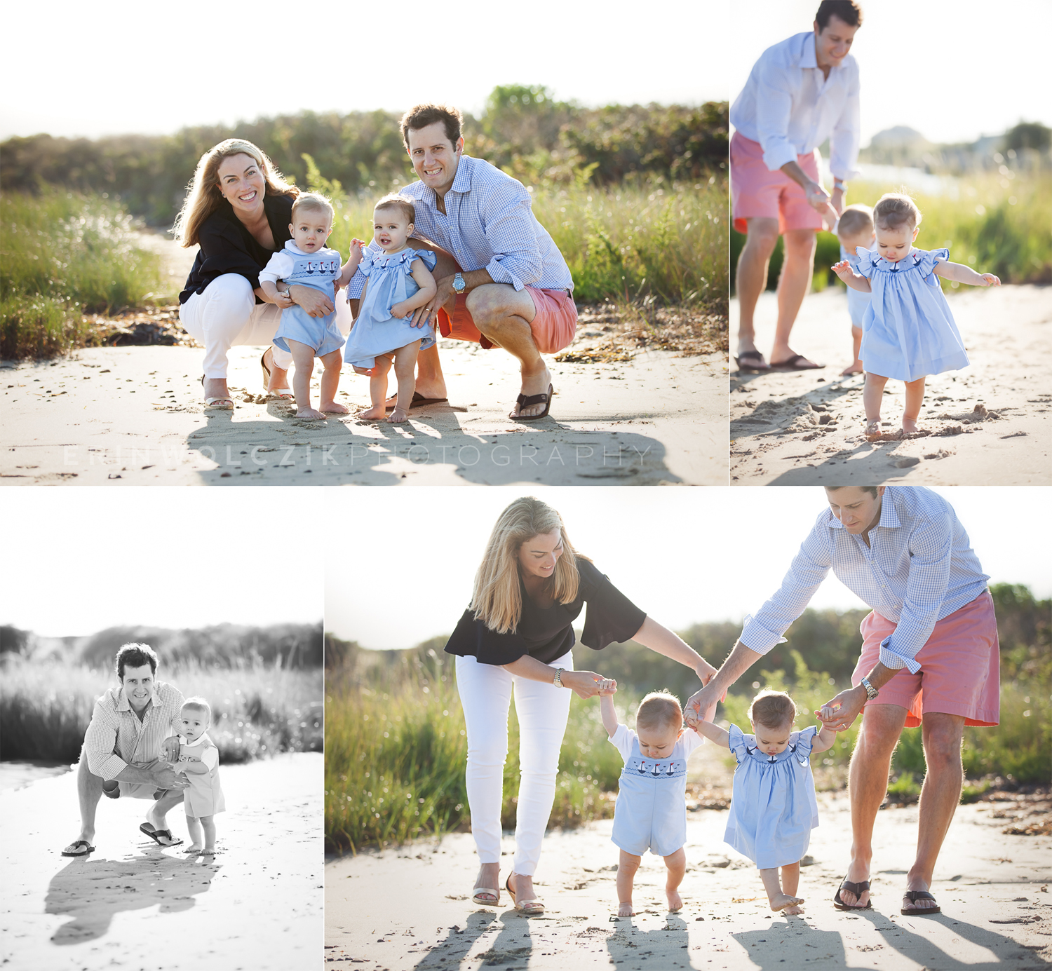 first birthday at the beach . twin photographer . falmouth, ma