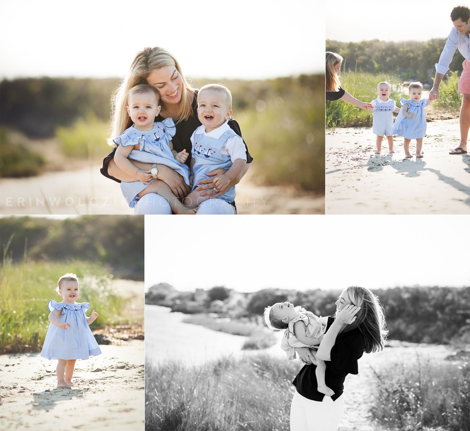 first birthday at the beach . twin photographer . falmouth, ma