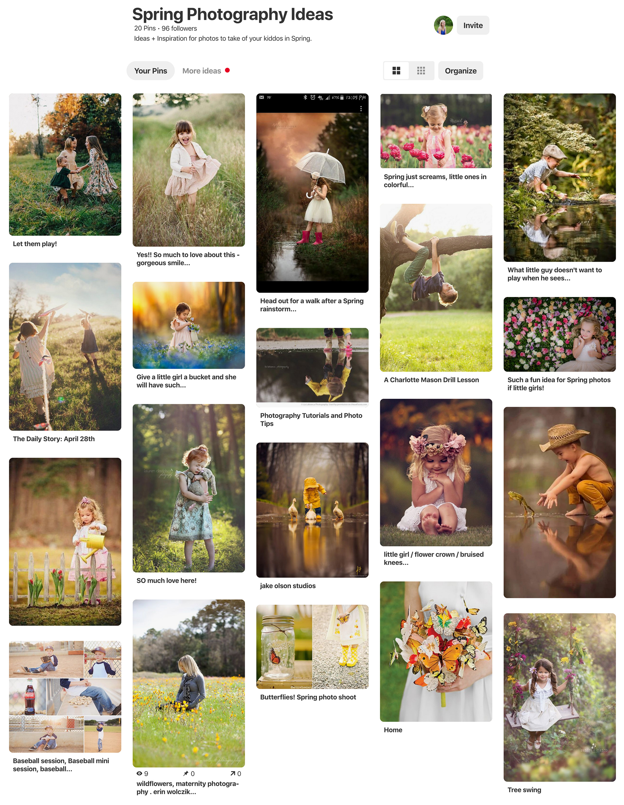 The Best Photos to Take of Your Kids This Spring Pinterest Erin Wolczik